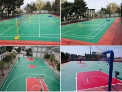 5mm to 8mm Outdoor multifunctional sport courts