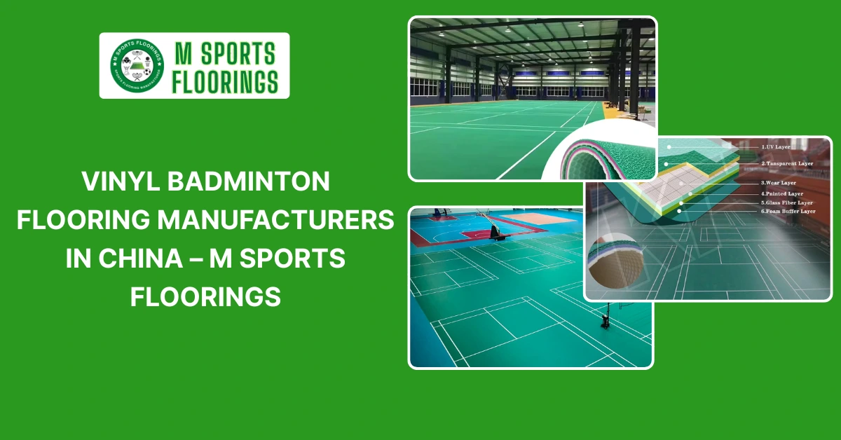 Vinyl Badminton Flooring Manufacturers in China – M Sports Floorings
