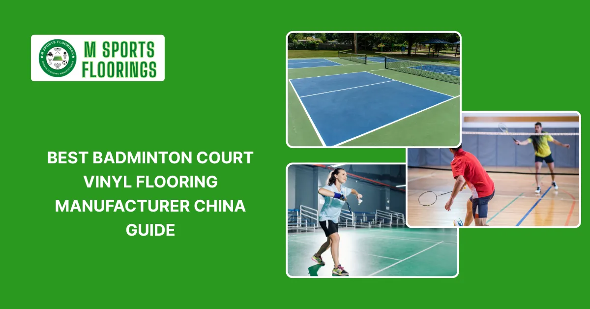 badminton court vinyl flooring manufacturer china