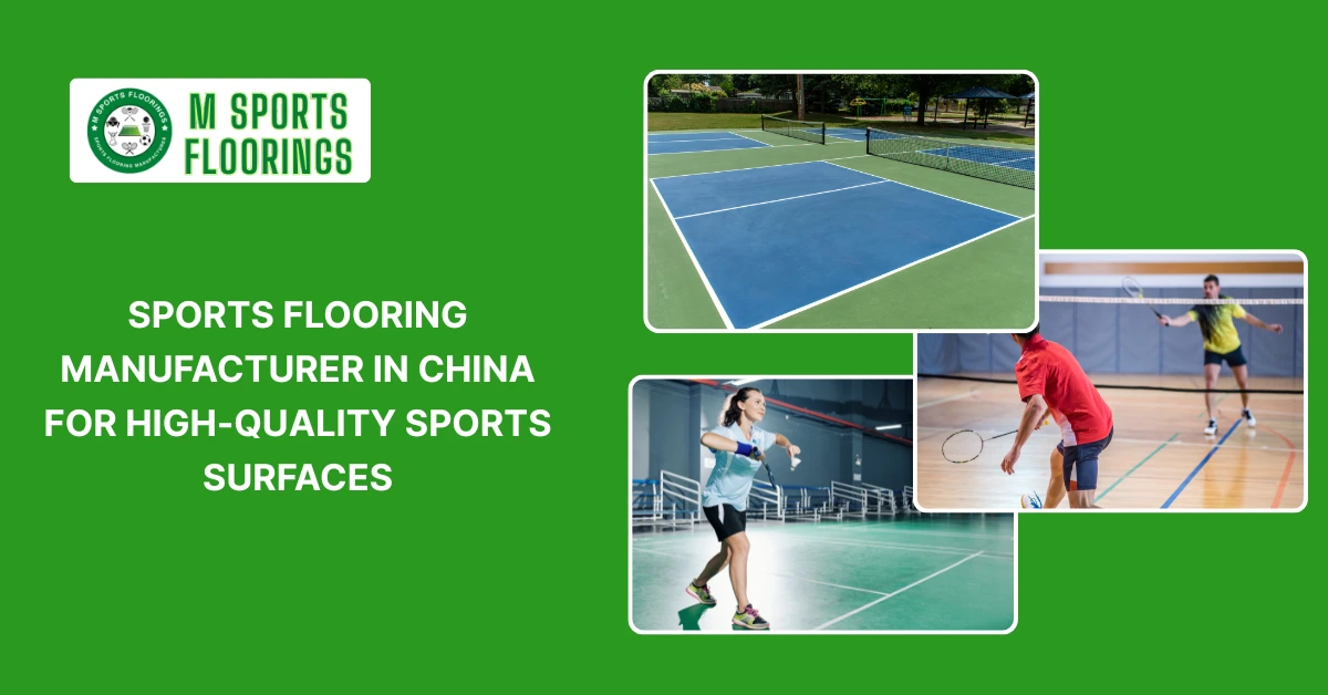 sports flooring manufacturer in china